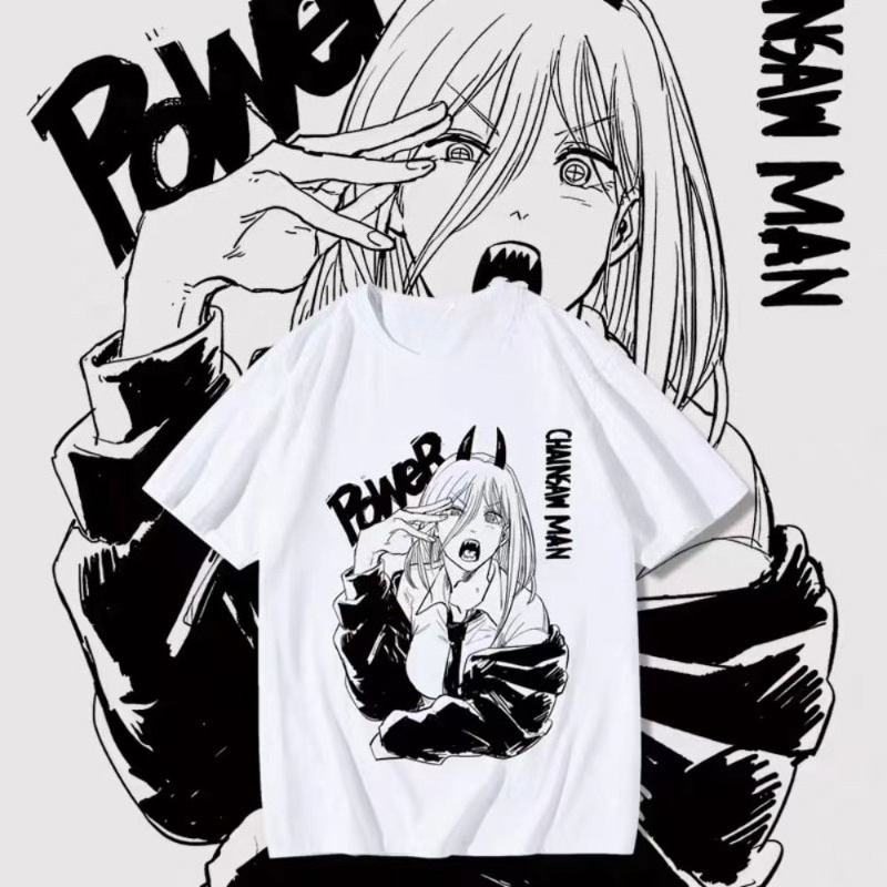Badminton Junior - Camisetas de animação Chainsaw Man Power