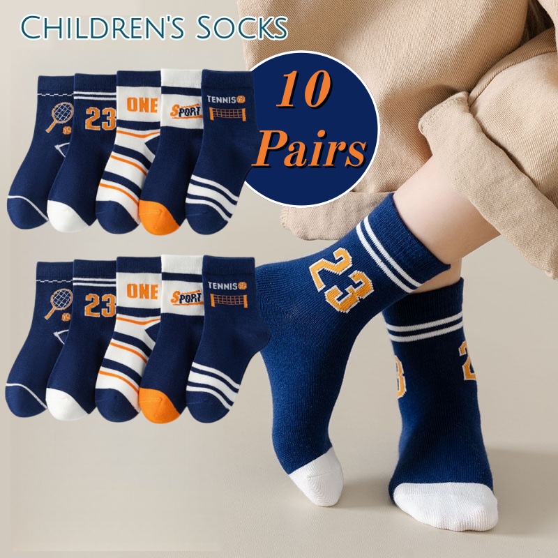 Badminton Junior - 10 Pares de Meias Esportivas para