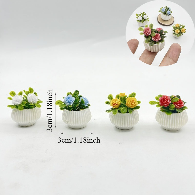 1pc em miniatura rosa planta v - Badminton Live avaliação e preço