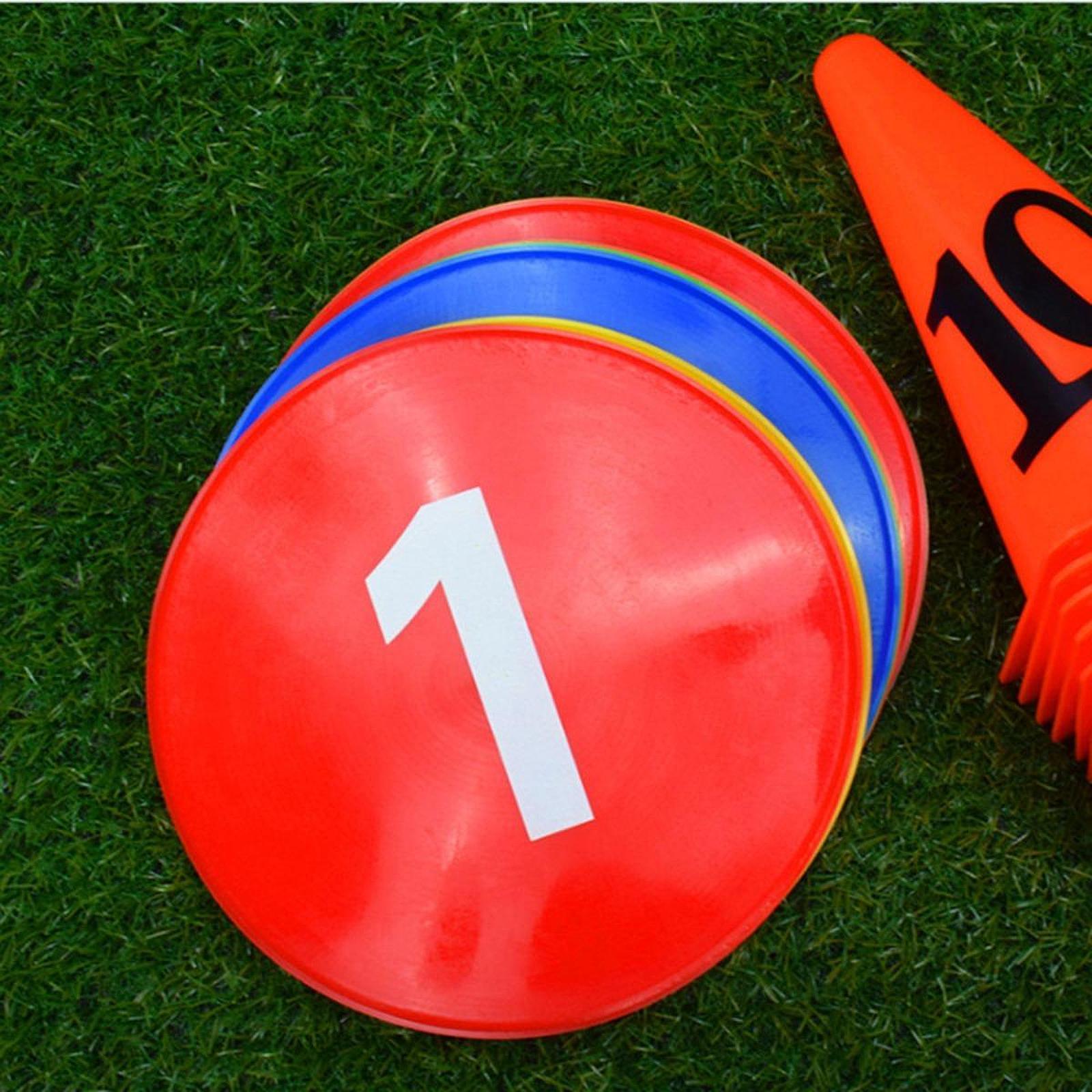 Cones de Futebol Planos em PVC - Court Marker Cone avaliação e preço