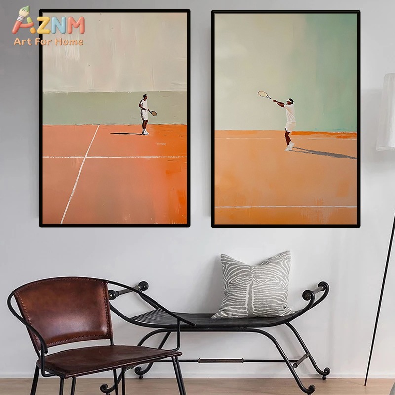 AZNM Arte de Parede em Tela Mi - Badminton Quotes avaliação e preço