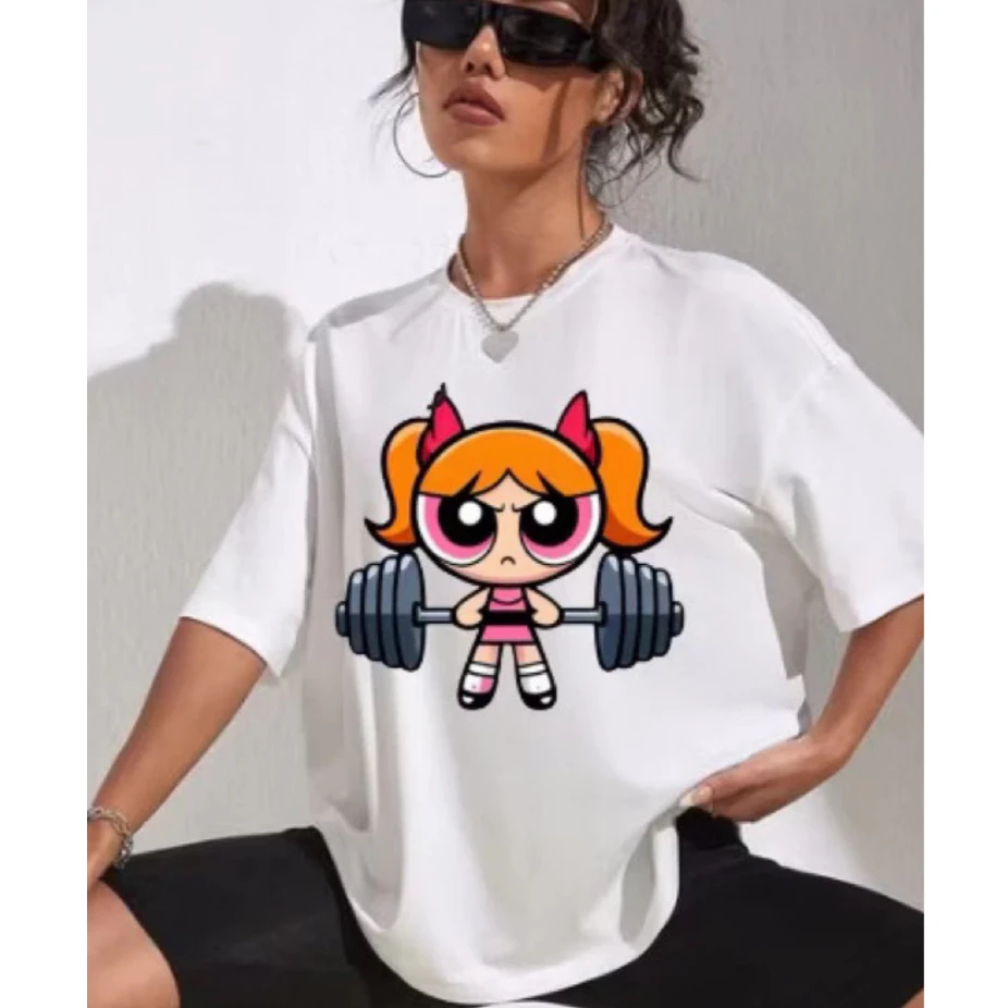 Meninas super poderosa blusa t - Badminton Junior avaliação e preço