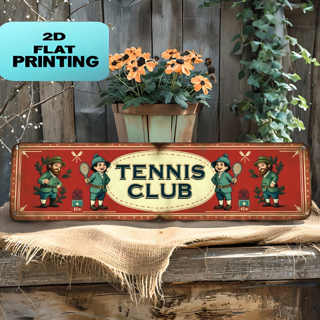 Placa de Metal Vintage para Pa - Badminton Quotes avaliação e preço