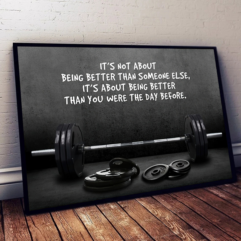 Citação motivacional moderna a - Badminton Poster avaliação e preço