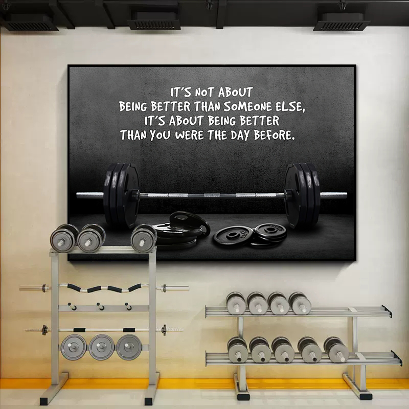 Citação motivacional moderna a - Badminton Poster avaliação e preço