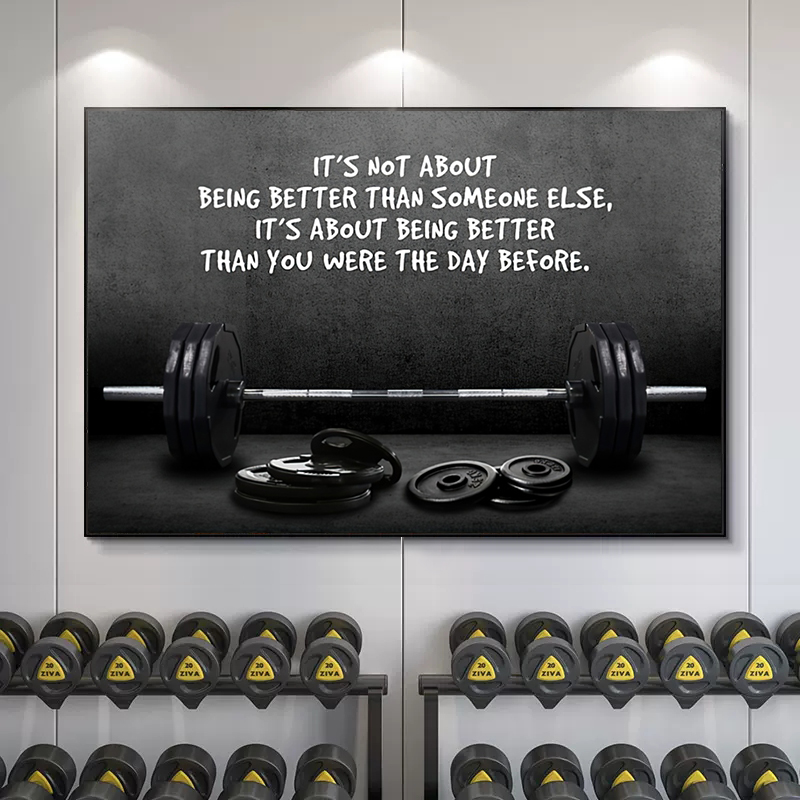 Citação motivacional moderna a - Badminton Poster avaliação e preço