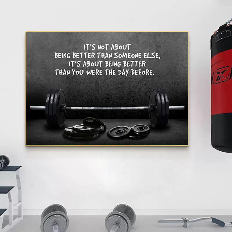 Citação motivacional moderna a - Badminton Poster avaliação e preço