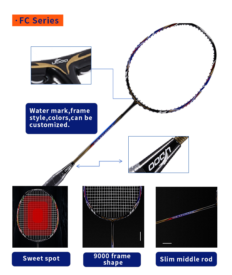 Raquete de badminton G5 grip e - Badminton Grip avaliação e preço