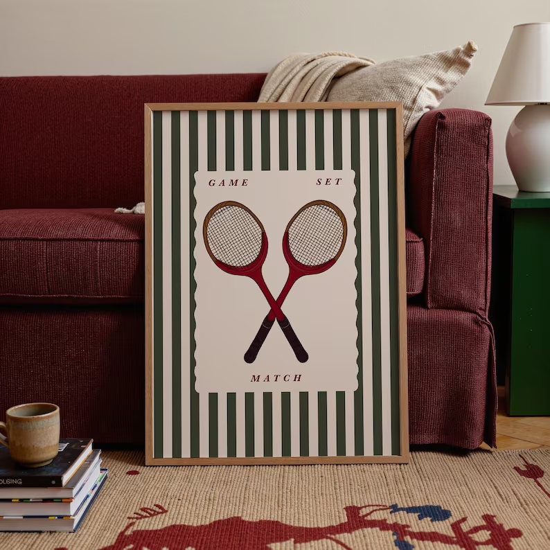 Impressão de arte de parede co - Badminton Quotes avaliação e preço