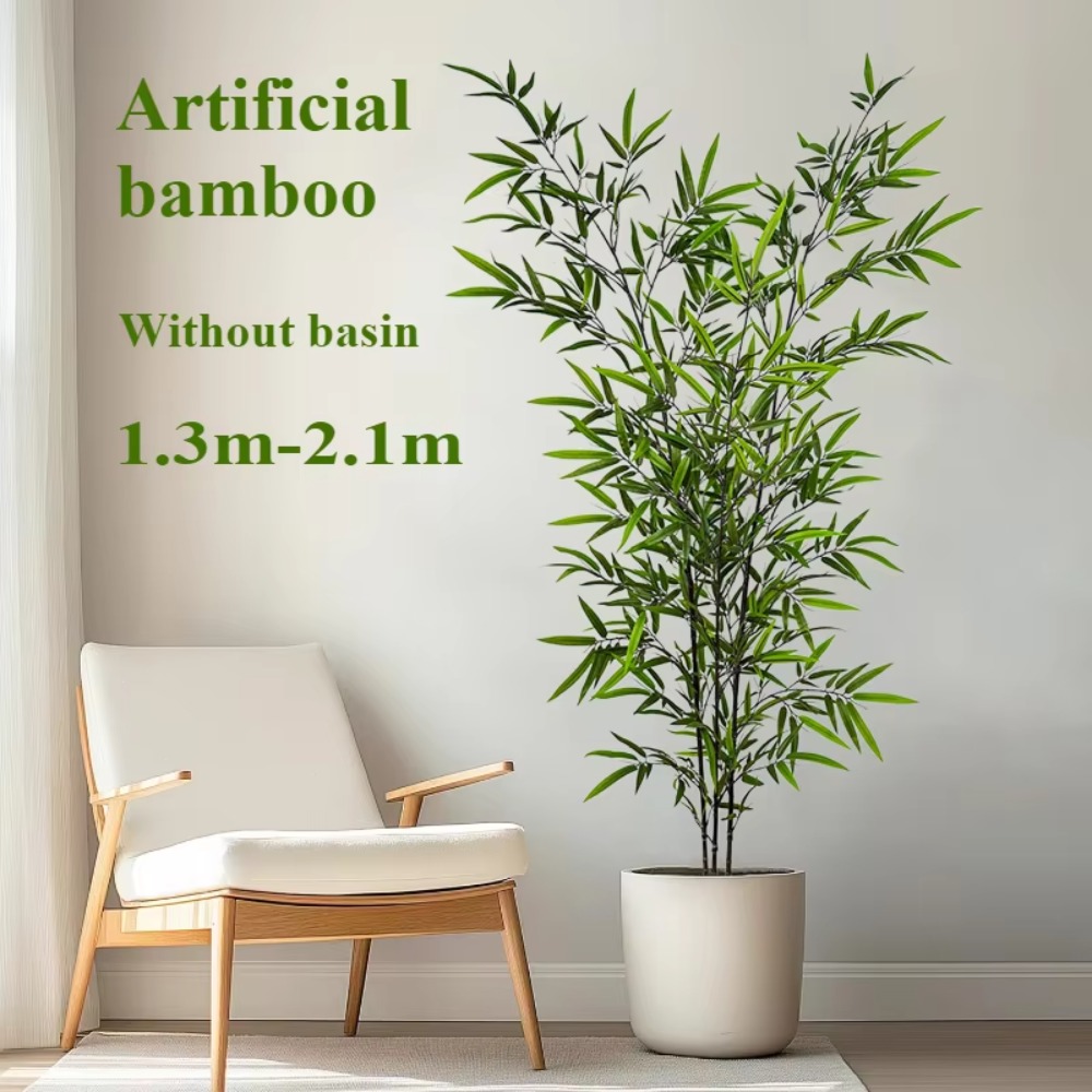 Bambu verde artificial pu + pv - Badminton Live avaliação e preço