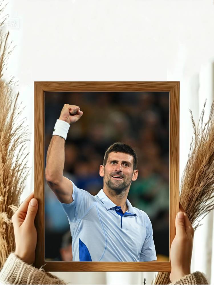Pôster N-Novak Tennis Legend D - Badminton Quotes avaliação e preço
