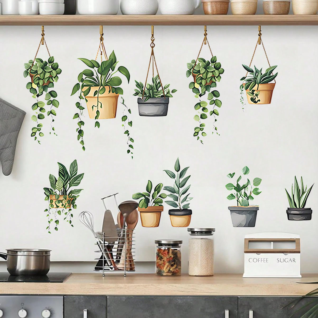 Adesivos de Parede de Plantas  - Badminton Live avaliação e preço